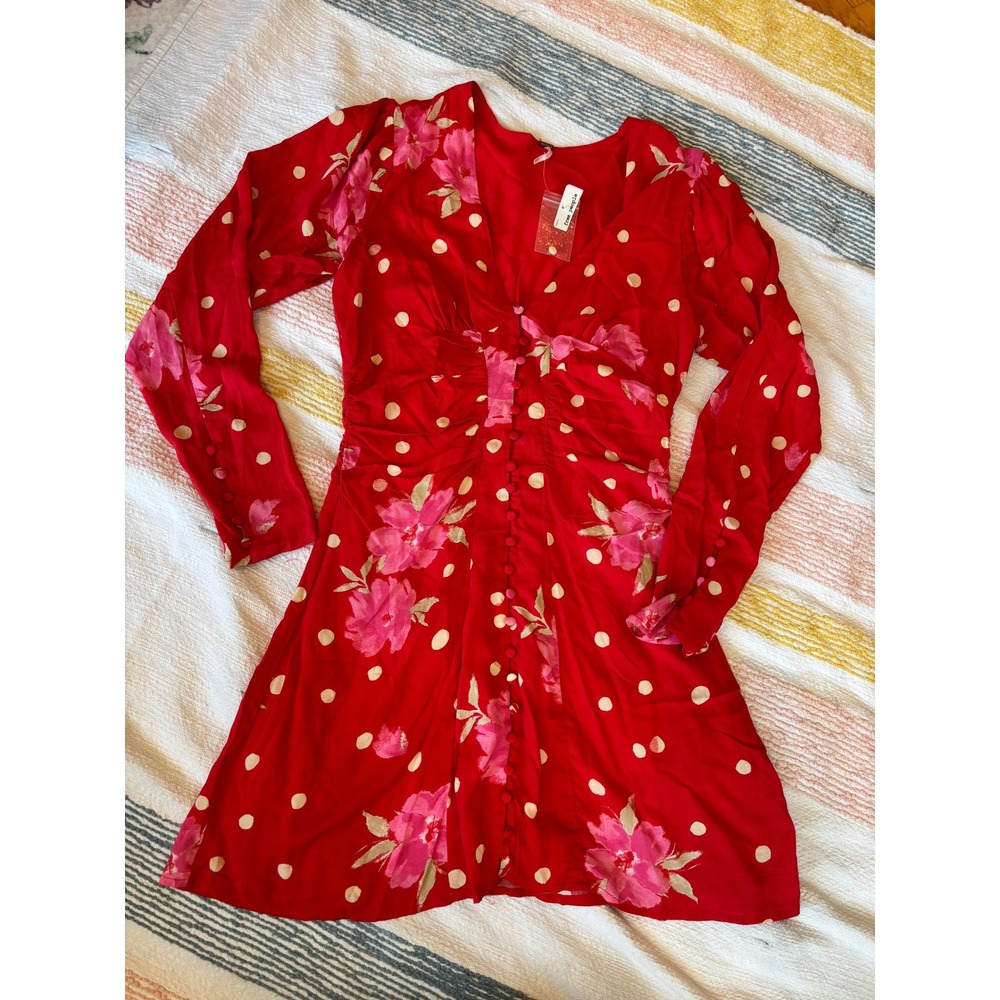 Free People Flower Fields Mini Dress Size XS